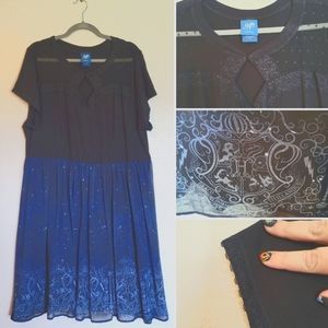 Hot Topic Harry Potter plus black dress, size 3X